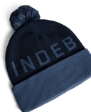 J.Lindeberg Bannon Beanie Hat Vintage Indigo