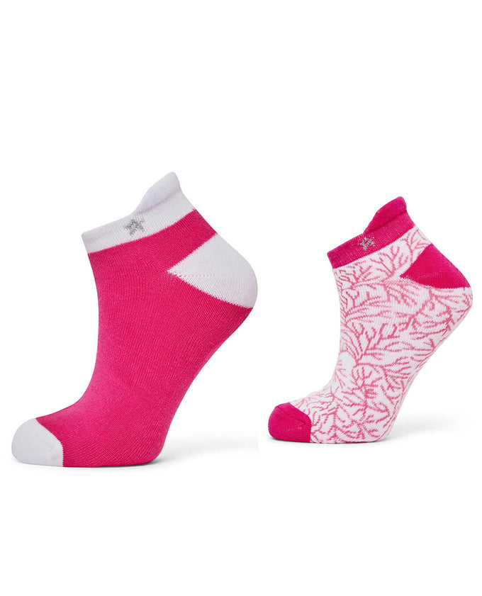 SWING OUT SISTER Ariel Socks 2-pack Coral Whisper