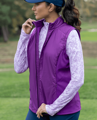 CALLAWAY Callaway Ladies Lightweight Primaloft Vest CGRFG037 Gloxinia