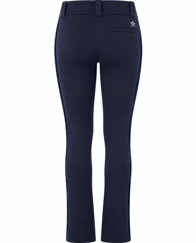 SWING OUT SISTER Amber 2.0 Pull On Winter Trouser Short 29'' Navy