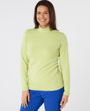 SWING OUT SISTER Natasha Ribbed Roll Neck Green Glow