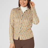 SWING OUT SISTER Golden Long Sleeve Polo Spanish Steps - S / Spanish Steps