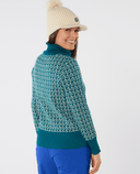 SWING OUT SISTER Donna Knit Roll Neck Megabyte Teal