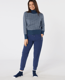 SWING OUT SISTER Donna Knit Roll Neck Megabyte Navy