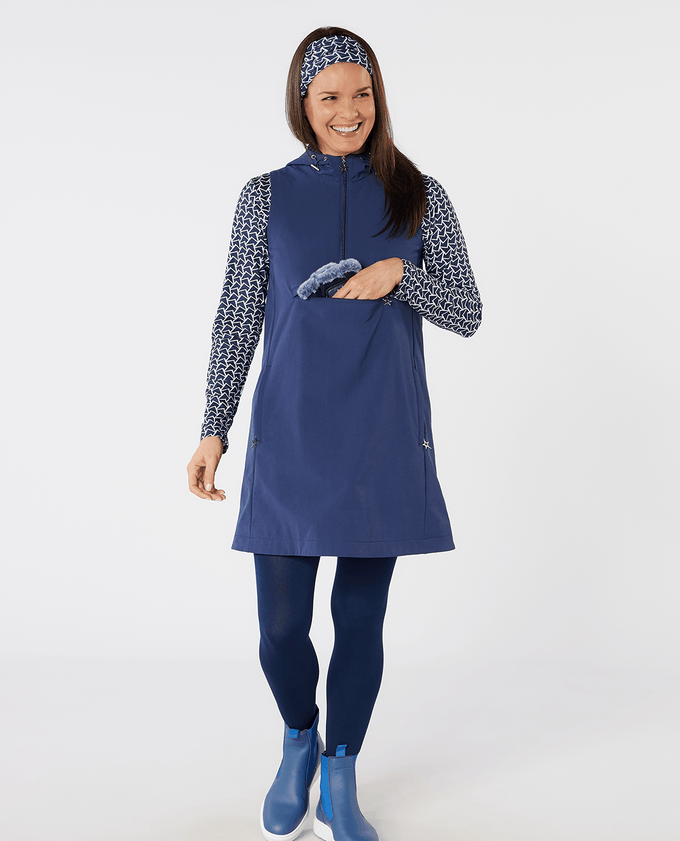 SWING OUT SISTER Carla Waterproof Winter Golf Boot Navy