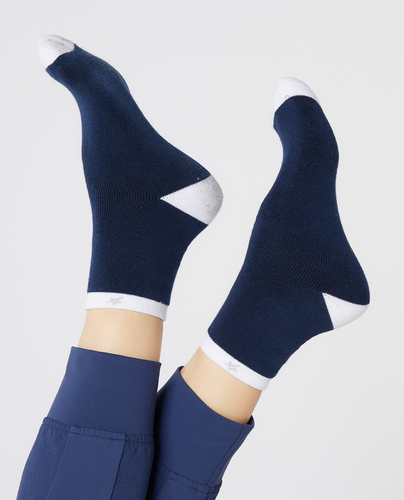 SWING OUT SISTER Hotty Winter Socks 2 Pack Megabyte Navy