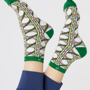 SWING OUT SISTER Cosy Winter Socks 2 Pack  Noughty Green - One Size / Noughty Green