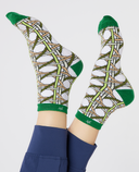 SWING OUT SISTER Cosy Winter Socks 2 Pack  Noughty Green