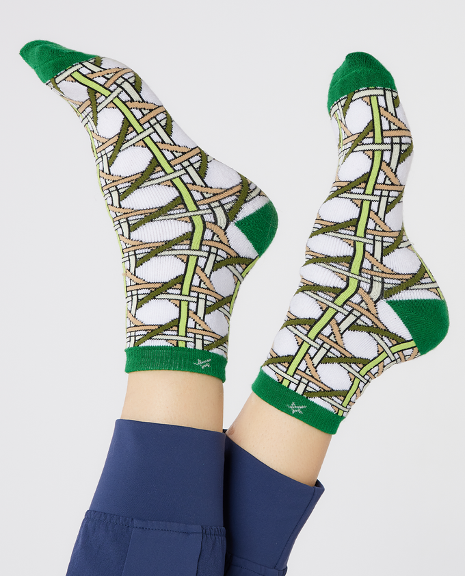 SWING OUT SISTER Cosy Winter Socks 2 Pack  Noughty Green