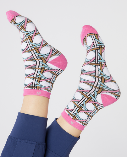 SWING OUT SISTER Cosy Winter Socks 2 Pack Noughty Pink