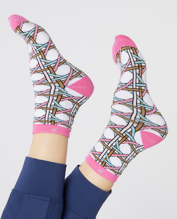 SWING OUT SISTER Cosy Winter Socks 2 Pack Noughty Pink