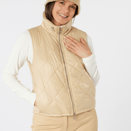 SWING OUT SISTER Maria Active Vest Parchment Powder - S / Parchment Powder