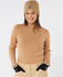 SWING OUT SISTER Natasha Ribbed Roll Neck Caramel Latte