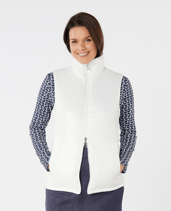 SWING OUT SISTER Cassia Active Vest Optic White