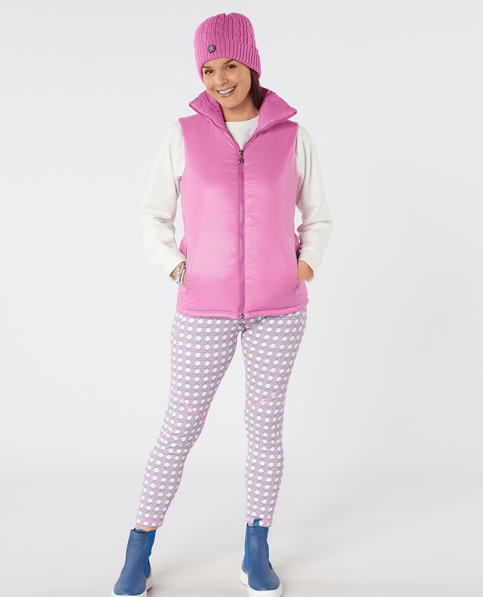 SWING OUT SISTER Cassia Active Vest Super Pink