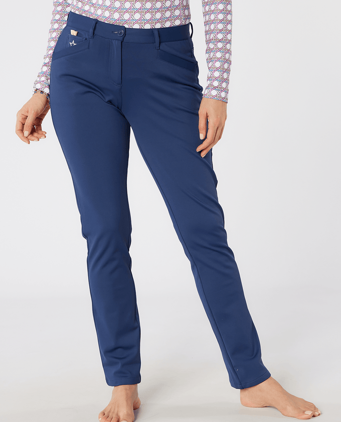 SWING OUT SISTER Elsa Winter Trouser Short 29'' Navy