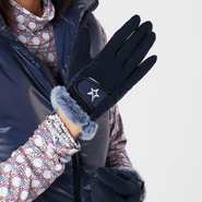 SWING OUT SISTER Winter Gloves Pair Navy - S / Navy