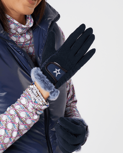 SWING OUT SISTER Winter Gloves Pair Navy