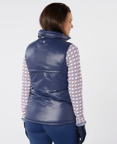 SWING OUT SISTER Cassia Active Vest Navy Blazer