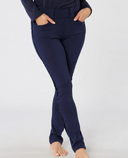 SWING OUT SISTER Amber 2.0 Pull On Winter Trouser Short 29'' Navy