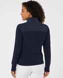 SWING OUT SISTER Matilda Lined Knit Sweater Navy