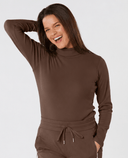 SWING OUT SISTER Natasha Ribbed Roll Neck Cocoa Beach