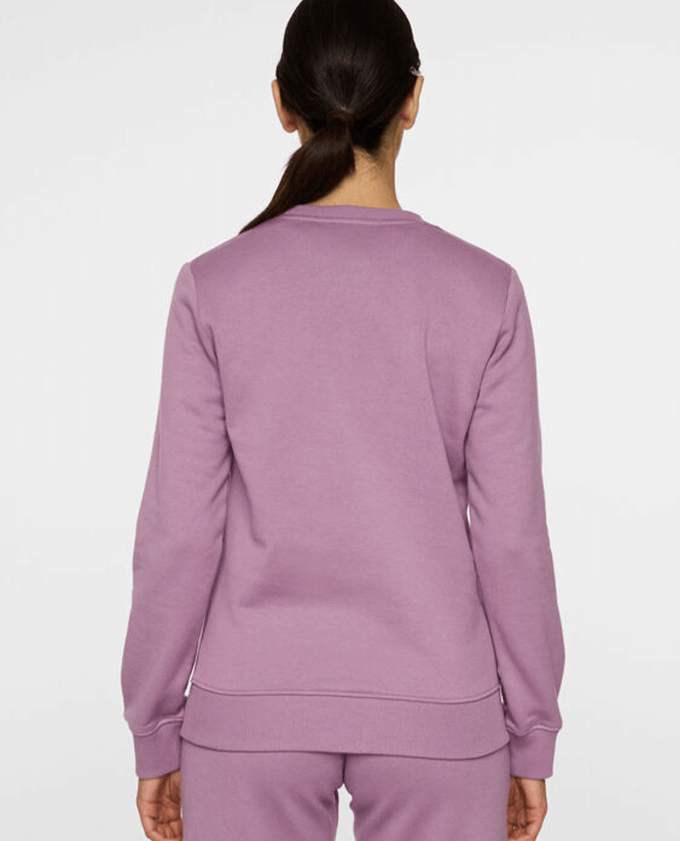 J.Lindeberg Alpha Brushed Crew Neck Sweater Very Grape
