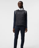 J.Lindeberg W Quilt Hybrid Vest Black