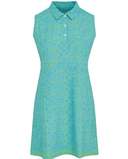 SWING OUT SISTER Azure Sleeveless Dress Ocean Bloom