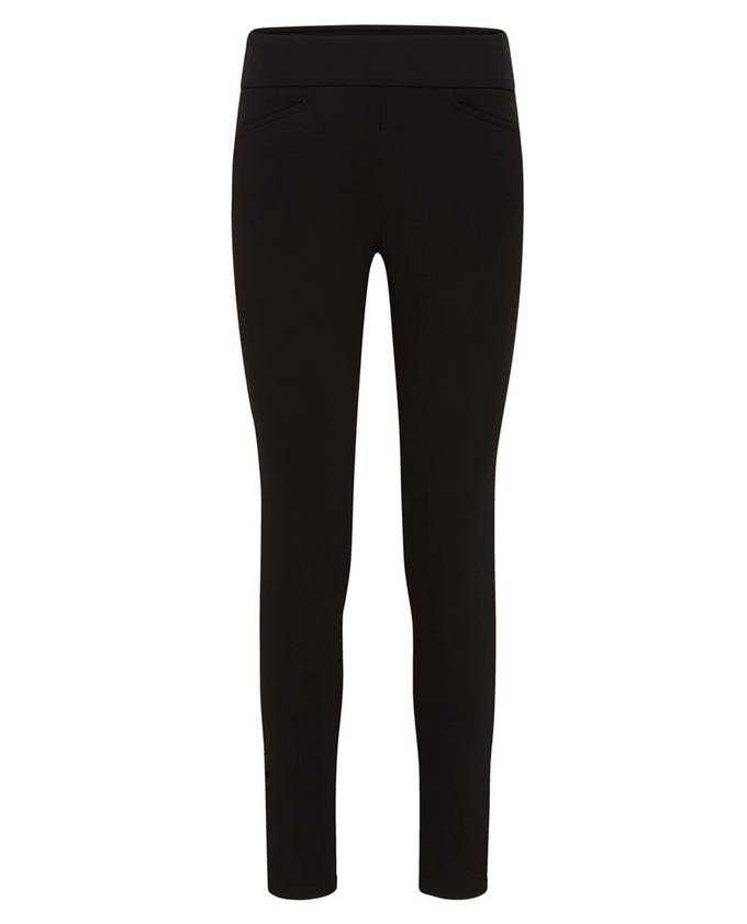 SWING OUT SISTER Amber Pull On Winter Trouser Short 29'' Pitch Black