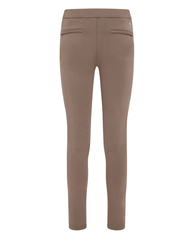 SWING OUT SISTER Amber Pull On Winter Trouser Short 29'' Walnut Whip