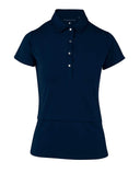 SWING OUT SISTER Amelie Cap Sleeve Polo Navy