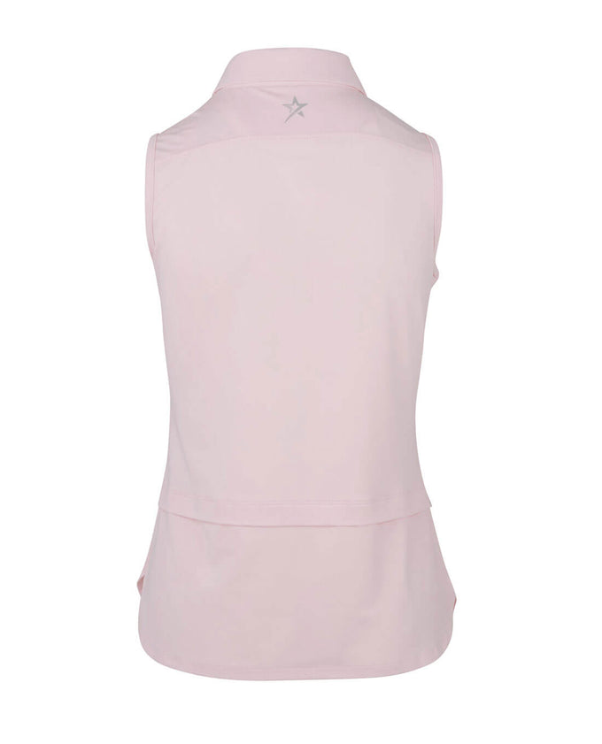 SWING OUT SISTER Amelie Sleeveless Polo Cherry Blossom