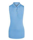 SWING OUT SISTER Amelie Sleeveless Polo Tranquil Blue