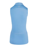 SWING OUT SISTER Amelie Sleeveless Polo Tranquil Blue