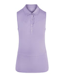 SWING OUT SISTER Amelie Sleeveless Polo Digital Lavender