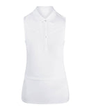 SWING OUT SISTER Amelie Sleeveless Polo White