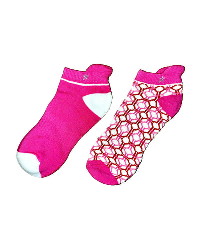 SWING OUT SISTER Bea Socks 2-pack Pink / Mandarin