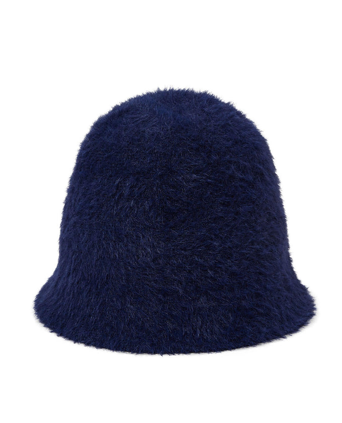 SWING OUT SISTER Bella Fur Bucket Hat True Navy