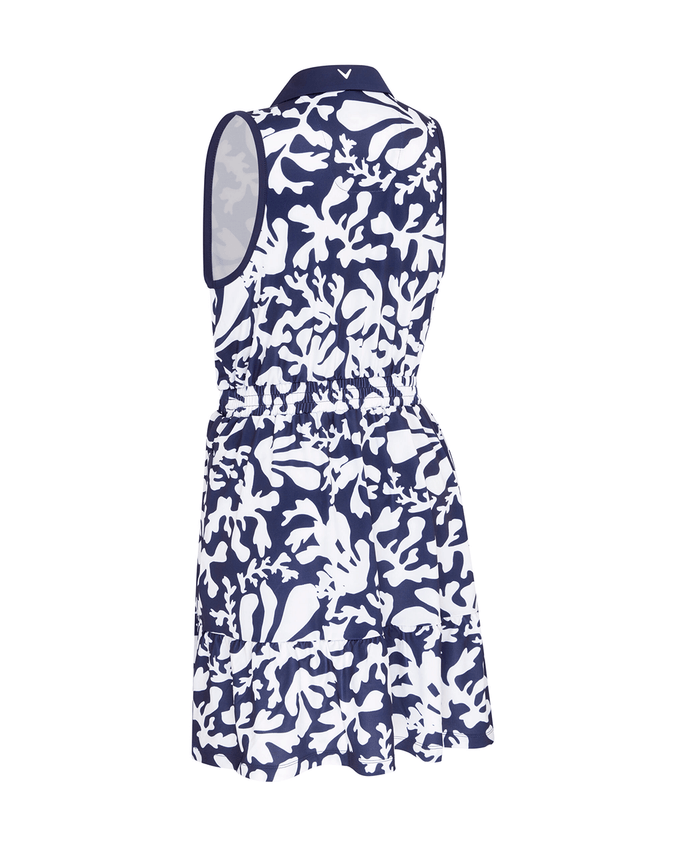 CALLAWAY Abstract Floral Dress CGDSF004 Navy