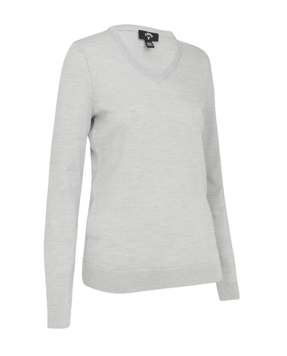 CALLAWAY V-Neck Merino Pullover CGGF80L9 Pearl Blue Heather