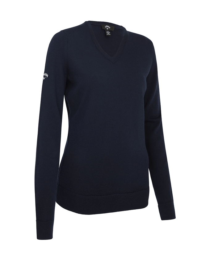 CALLAWAY V-Neck Merino Pullover CGGF80L9 Dark Navy