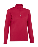 CALLAWAY Thermal Fleece Back Lined Jersey Polo CGKFC077 Persian Red