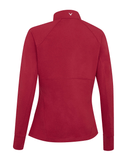 CALLAWAY Lightweight Knit Heathered 1/4 Zip Top CGKFE074 Persian Red