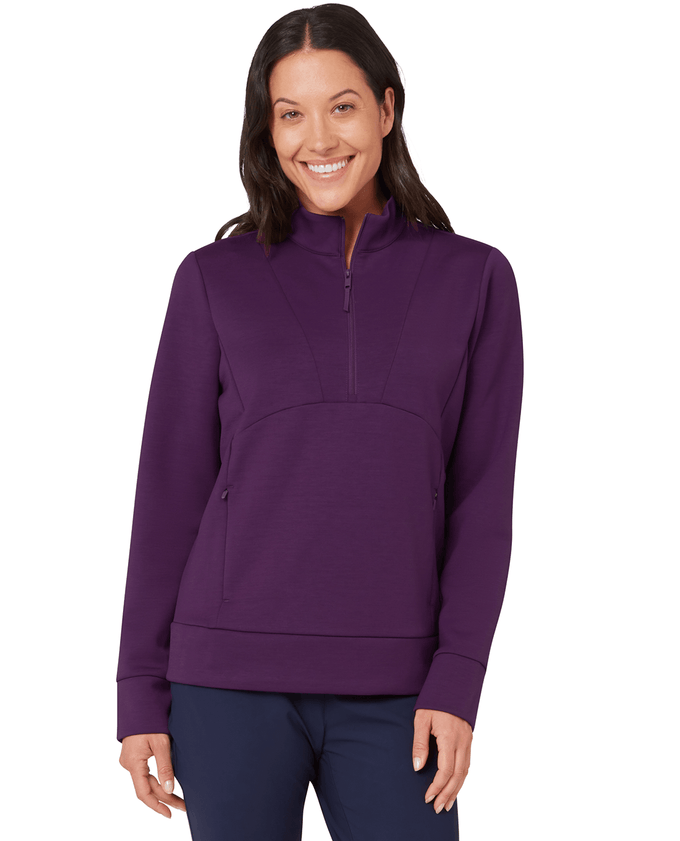 CALLAWAY 1/2 Zip Soft Touch Pullover CGKFF0H3 Gloxinia