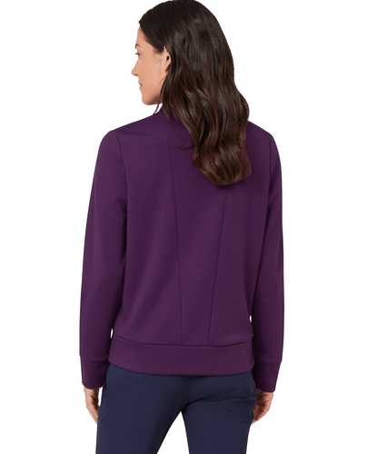 CALLAWAY 1/2 Zip Soft Touch Pullover CGKFF0H3 Gloxinia