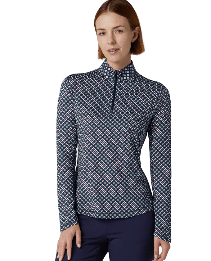 CALLAWAY Mini Floral Winter Top CGKFF0J6 Navy