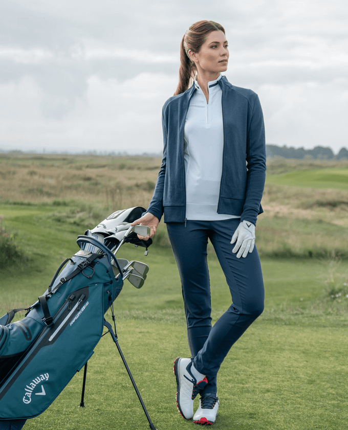 CALLAWAY Thermal Colour Block Top CGKFF0K3 Brilliant White