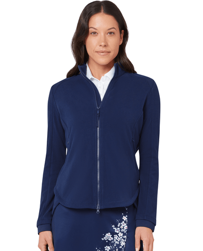 CALLAWAY Ladies Soft-Touch Full Zip Jacket CGKFG098 Dark Blue Depth