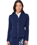 CALLAWAY Ladies Soft-Touch Full Zip Jacket CGKFG098 Dark Blue Depth